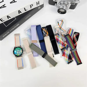 Correas de Tela de Nailon Trenzado Elástico con Hebilla Magnética de 20 mm y 22 mm para Reloj <span class=keywords><strong>Huawei</strong></span>, para Reloj Samsung Galaxy - Product Image 5