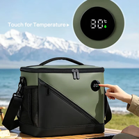 Sac à déjeuner intelligent isotherme de haute qualité, imperméable, avec affichage de la température, sac isotherme anti-fuite pour pique-nique et camping