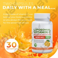 Compléments de vitamine C liposomale JBY en gros, capsules de vitamine C liposomale 1700 mg pour renforcer le système immunitaire