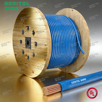 Cable Eléctrico de Construcción de Alta Calidad, Calibre 1-4/0 AWG, Cobre Puro, Aislamiento de PVC, 600V, THHN, para Aplicaciones de Calefacción