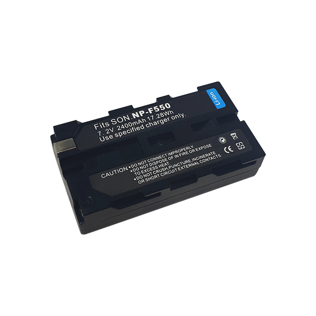 2200mAh Lithium Ion Rechargeable Batteries NP-F550/NP-F570 7.2V for Compatible New & Stock Replacement Digital Camera Battery
