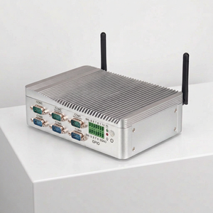 Mini PC Industrial sin Ventilador con CPU Intel I3 6167U J4125 J5005 N100, 2 LAN, <span class=keywords><strong>6</strong></span> <span class=keywords><strong>COM</strong></span> RS232 RS485 RS422 - Product Image 1