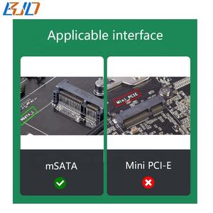 Kartu konverter adaptor konektor SATA ke SATA 3.0 7Pin, kartu konverter adaptor konektor dengan kabel daya SATA 15PIN untuk Drive Hard Disk 2.5" - Product Image 3