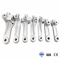 Leviers de commande en aluminium 6061 usinés CNC sur mesure de haute précision à 3/4/5 axes pour la robotique automobile et industrielle
