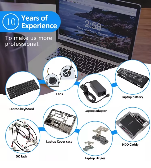 Wholesale Replacement Laptop Parts Housing Cover Keyboard Battery Notebook Spare Accessories for All Brand Refunished Laptop