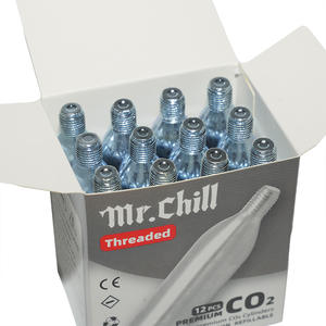 Premium Rosca 12g <span class=keywords><strong>CO2</strong></span> Cartuchos Aço Forte Cápsulas para Bicicleta Beer Dispenser & Airgun - Product Image 3