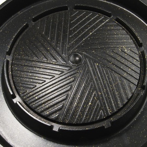 หม้อไฟฟ้าอะลูมิเนียมหล่อขึ้นรูป ยี่ห้อ Shabu ประเทศไทย/สิงคโปร์/เอเชียตะวันออกเฉียงใต้ แบบพกพา ไม่ติดกระทะ สำหรับปิ้งย่าง บาร์บีคิว และชาบู - Product Image 3