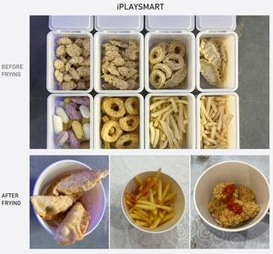 ตู้จำหน่ายเฟรนช์ฟรายส์อัจฉริยะ Iplaysmart ตู้จำหน่ายสินค้าอัตโนมัติสำหรับขาย ตู้จำหน่ายไก่นักเก็ต - Product Image 3