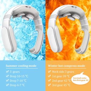 Masajeador de Cuello Eléctrico Plegable con Pulso, Control Remoto e Inalámbrico, Masaje Portátil con Compresas Frías y Calientes - Product Image 2