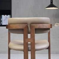Fauteuil de cuisine moderne italien chaise de salle à manger en bois massif de haute qualité dossier ferme maison contemporaine salle à manger salons