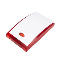 Alarme sonore et lumineuse antivol certifiée CE SUPER SIREN SS-109, haut-parleur d'appel d'urgence piézo 110 dB 100 Hz avec stroboscope blindé, vente en gros