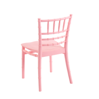Chaises empilables en résine plastique solides pour mariages, banquets, hôtels, repas d'enfants