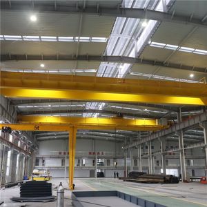 Pont roulant à poutre simple à économie d'énergie |   Conception légère de 0,5 à 50 tonnes |   Moteur allemand |    Plans 3D gratuits - Product Image 2