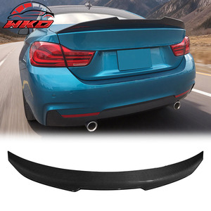 เหมาะสำหรับ BMW F32 4-Series Coupe ปี 2014-2020 สปอยเลอร์หลังทรง PSM ลายคาร์บอนไฟเบอร์ - Product Image 1