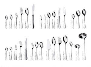 Hochwertige Besteck bestecks ets aus Edelstahl Besteck inklusive Messer löffel Gabel Kochen Nachhaltiger Spiegel Hotels - Product Image 6