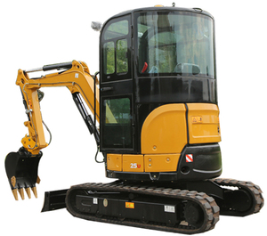 Mini Excavadora hidráulica remolcable Rc maquinaria nueva Alta Calidad fabricación China FW25U 2,5 toneladas Mini bomba excavadora motor 230mm - Product Image 3