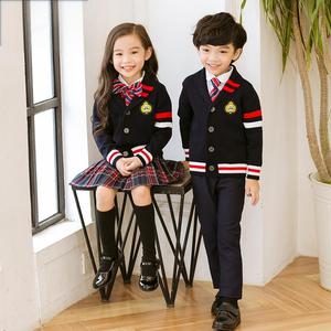 Uniformes scolaires pour élèves du primaire et du secondaire, vêtements pour enfants, ensembles de pulls et de cardigans pour enfants - Product Image 3