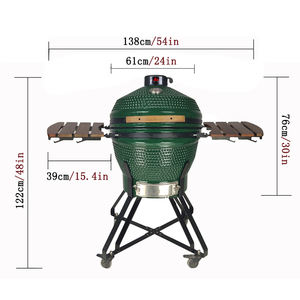 Kimstone Professional Kamado 24 Inch XXL <strong>Large</strong> Keramik Barbeque Grill the Best <strong>Asadors</strong> for Outdoor Cooking - Product Image 6