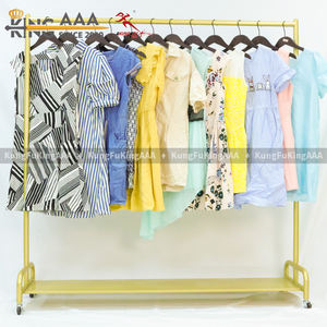 Vestido <span class=keywords><strong>Maxi</strong></span> Vintage de Mujer, Marca KungFu KingAAA, de Poliéster/Algodón con Estampado Floral, Estilo Casual, Boho Chic, con Detalles de Encaje, de Segunda Mano - Product Image 2