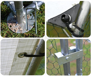 Grande Recinto per Polli e Conigli Tipo H in Lega di Alluminio per Uso Agricolo - Product Image 5