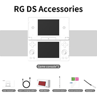 Console de jeu portable RG DS à double écran tactile de 4 pouces, Android 14, lecteur de jeux vidéo Anbernic AI
