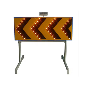 12V o 24V lampeggiante a energia solare LED <span class=keywords><strong>semaforo</strong></span> strada freccia segnaletica di avvertimento usato - Product Image 2