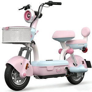 Vente flash Nouveauté Vélos électriques urbains pour femmes de 14 pouces avec assistance au pédalage numérique et <span class=keywords><strong>panier</strong></span> 48v - Product Image 1