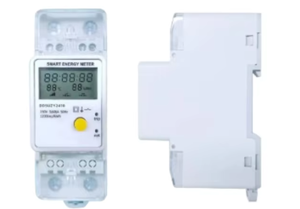 2P Single Phase KWh Meter Din Rail Mount 4G Communication Module LCD Display - Product Image 1