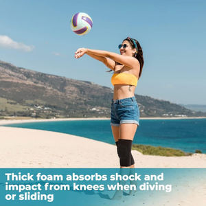 Genouillères de protection pour hommes et femmes, pour la salle de sport, l'entraînement, le fitness, éponge épaisse, antidérapantes, compression, protection, soutien du genou, manchon de soutien sportif - Product Image 6