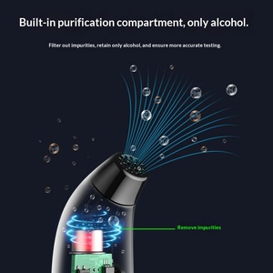 Professioneller Tragbarer Atem-Alkoholtester HTM C06 LCD-Anzeige 0,05% BAC Genauigkeit 10s Reaktionszeit CE RoHS - Product Image 3