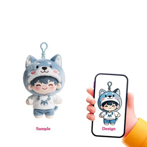 Muñecos de Peluche de Dibujos Animados Chibi Kpop, Diseño Personalizado, Hechos de Algodón por Fabricante OEM y ODM - Product Image 1