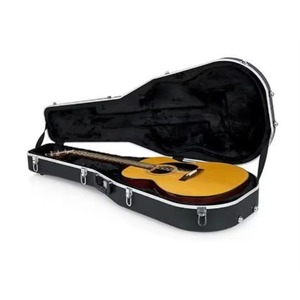 Étui rigide pour guitare de type Dreadnought, échantillon gratuit, moulé en ABS, avec rembourrage épais, imperméable et durable - Product Image 2