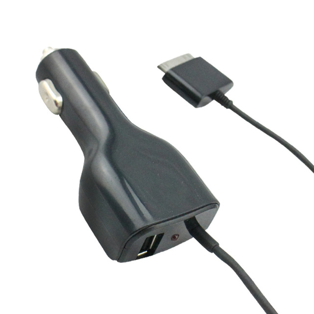 OEM Wholesale Mobile Phone Car Charger with Additional Charger Cable