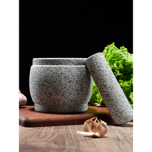 Stone Mortar And Pestle Set 6 In Durable Manual Herb <b>Spice</b> Grinder For Kitchen Use - Product Image 5