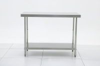 Équipement de restauration commerciale, fournitures de cuisine, table portable en acier inoxydable, comptoir en inox