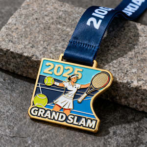 Factory Custom Event Souvenir Award Basketball Medal Medals Sports Metal Zinc Alloy Enamel Medallas with Ribbon - Product Image 4