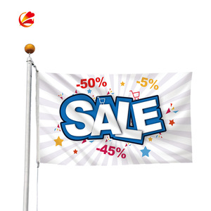 Custom 3x5 Polyest Promotional Flags & Banners Own Design Print for Businesses & Manufacturers
