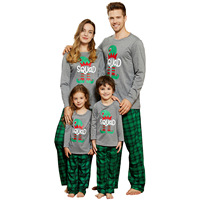 Pyjamas de Noël Elfes 2025 – Lots en gros de tenues de nuit de fêtes – Pyjamas personnalisés respirants en Spandex/Polyester
