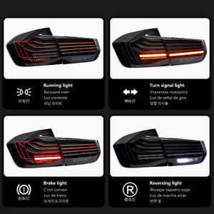 Nuevas Luces Traseras LED Completas para Serie 3, OE MR-BM-F30-F35-B, 36W, 12V, 6000K, 6000 lm, Lente Transparente, Bombilla D2H, Actualización Retrofit, 1 Año de Garantía - Product Image 2