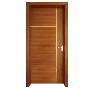 プロモーション商業ビルアパートハウスルームインテリアMDFドアフラッシュシリーズ木製ベニヤMDF木製ドア