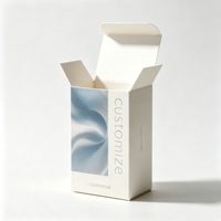 Boîte en carton pliable personnalisée de luxe, emballage cosmétique recyclable pour parfum, bougie, soins de la peau