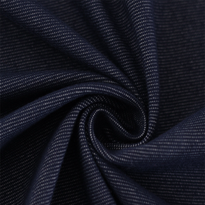 Nuevo conjunto de ropa de trabajo Retro de primavera y verano del fabricante, pantalones de mezclilla de imitación de punto, tela de estilo liso para uso de zapatos de niñas - Product Image 1