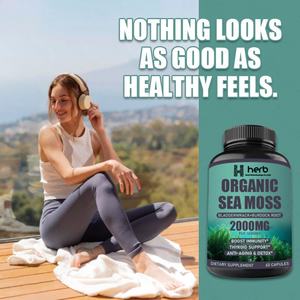 Cápsulas de Musgo Marino Plus en Oferta, Suplementos para el Cuidado de la Salud, Aumentan la Energía, Cápsulas Veganas, Gomitas - Product Image 6