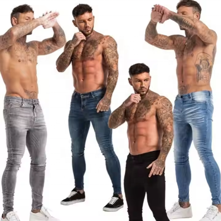 Custom Logo Men Fashion Denim Jeans
