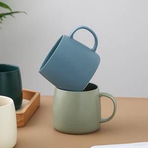Venta al por mayor 16oz Nordic Glazed Porcelana Leche <span class=keywords><strong>Desayuno</strong></span> Taza Oficina Restaurante Té DE LA TARDE Pareja Gran volumen Taza de café de cerámica - Product Image 4