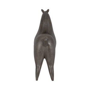 Scultura in Resina di Cavallo Curvo, Decorazione Moderna per Casa, Soggiorno, Bagno, Ufficio, Esposizione su Mensola - Product Image 4