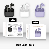 Écouteurs sans fil True Buds Pro 10 de haute qualité avec emballage personnalisé, écouteurs TWS intra-auriculaires