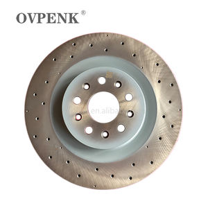 Disco de Freno Trasero para Maserati Quattroporte <span class=keywords><strong>Sq4</strong></span> S 2017-2021 Maserati Ghibli <span class=keywords><strong>Sq4</strong></span> Q4 2017-2021 OEM 670035019 DF17017 Rotores Perforados - Product Image 1