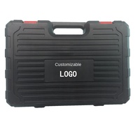 Juego de Herramientas Manuales de Carpintería y Electricidad con Logotipo Personalizado, Caja de Herramientas de Madera, Juego de Herramientas de Carpintería, Regalo de 102 Piezas