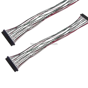 定制线束电气铜屏蔽 Fi-X30h 转 Df14 51 针 LCD LVDS 电缆 LCD 转换器电缆 - Product Image 3
